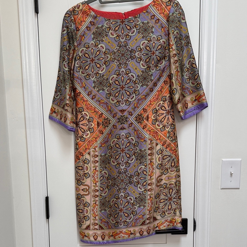 Vintage Colorful Patterned Dress